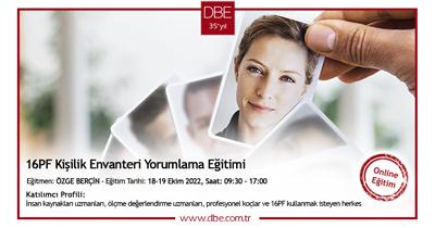 16PF Kişilik Envanteri Yorumlama Eğitimi - Online - Ekim 2022