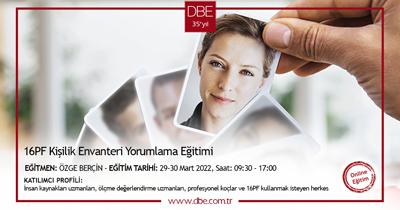 16PF Kişilik Envanteri Yorumlama Eğitimi - Online - Mart 2022