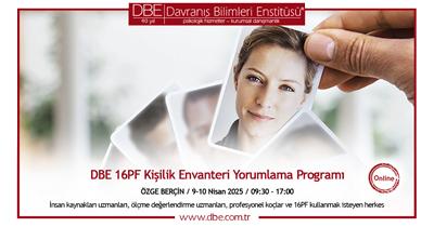 16PF Kişilik Envanteri Yorumlama Eğitimi - Online - Nisan 2025