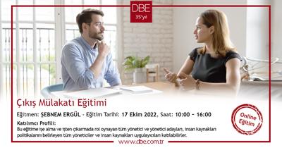 ÇIKIŞ MÜLAKATI EĞİTİMİ - ONLİNE - EKİM 2022