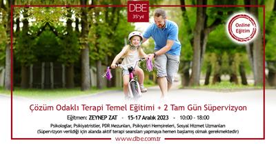 ÇÖZÜM ODAKLI TERAPİ TEMEL EĞİTİMİ + 2 TAM GÜN SÜPERVİZYON - Aralık 2023