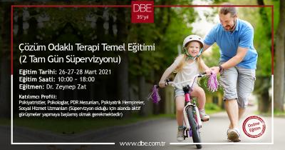 Çözüm Odaklı Terapi Temel Eğitimi ve 2 Tam Gün Süpervizyonu - Mart