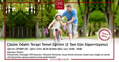 Çözüm Odaklı Terapi Temel Eğitimi ve 2 Tam Gün Süpervizyonu - Online