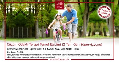 Çözüm Odaklı Terapi Temel Eğitimi ve 2 Tam Gün Süpervizyonu - Online