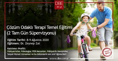 Çözüm Odaklı Terapi Temel Eğitimi ve 2 Tam Gün Süpervizyonu