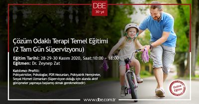 Çözüm Odaklı Terapi Temel Eğitimi ve 2 Tam Gün Süpervizyonu