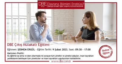 DBE Çıkış Mülakatı Eğitimi