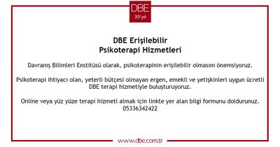 DBE ERİŞİLEBİLİR PSİKOTERAPİ HİZMETLERİ FORMU