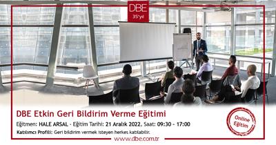 DBE Etkin Geri Bildirim Verme Eğitimi