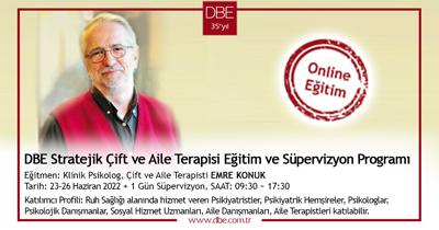 DBE STRATEJİK ÇİFT VE AİLE TERAPİSİ EĞİTİM VE SÜPERVİZYON PROGRAMI ONLİNE
