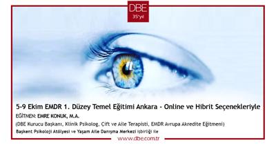 EMDR I. DÜZEY TEMEL EĞİTİMİ EYLÜL 2022 ANKARA - ONLINE