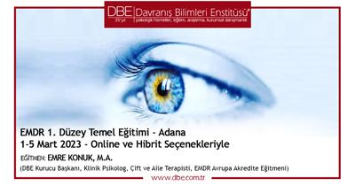 EMDR I. DÜZEY TEMEL EĞİTİMİ MART 2023 ADANA - ONLİNE