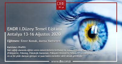 EMDR I.Düzey Temel Eğitimi Antalya 13-16 Ağustos 2020