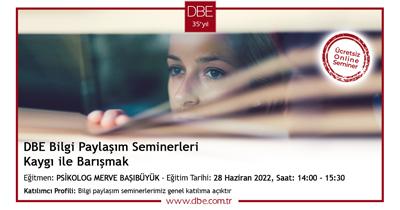 KAYGI İLE BARIŞMAK