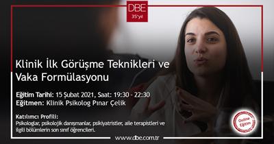 KLİNİK İLK GÖRÜŞME TEKNİKLERİ VE VAKA FORMÜLASYONU - ONLİNE