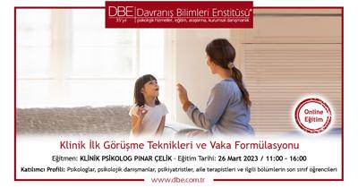Klinik İlk Görüşme Teknikleri ve Vaka Formülasyonu