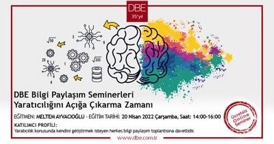 YARATICILIĞINI AÇIĞA ÇIKARMA ZAMANI