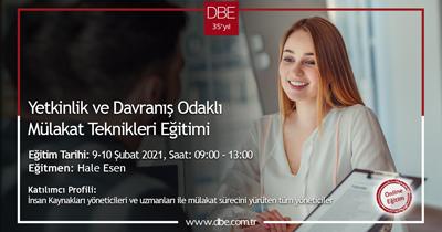 Yetkinlik ve Davranış Odaklı Mülakat Teknikleri Eğitimi